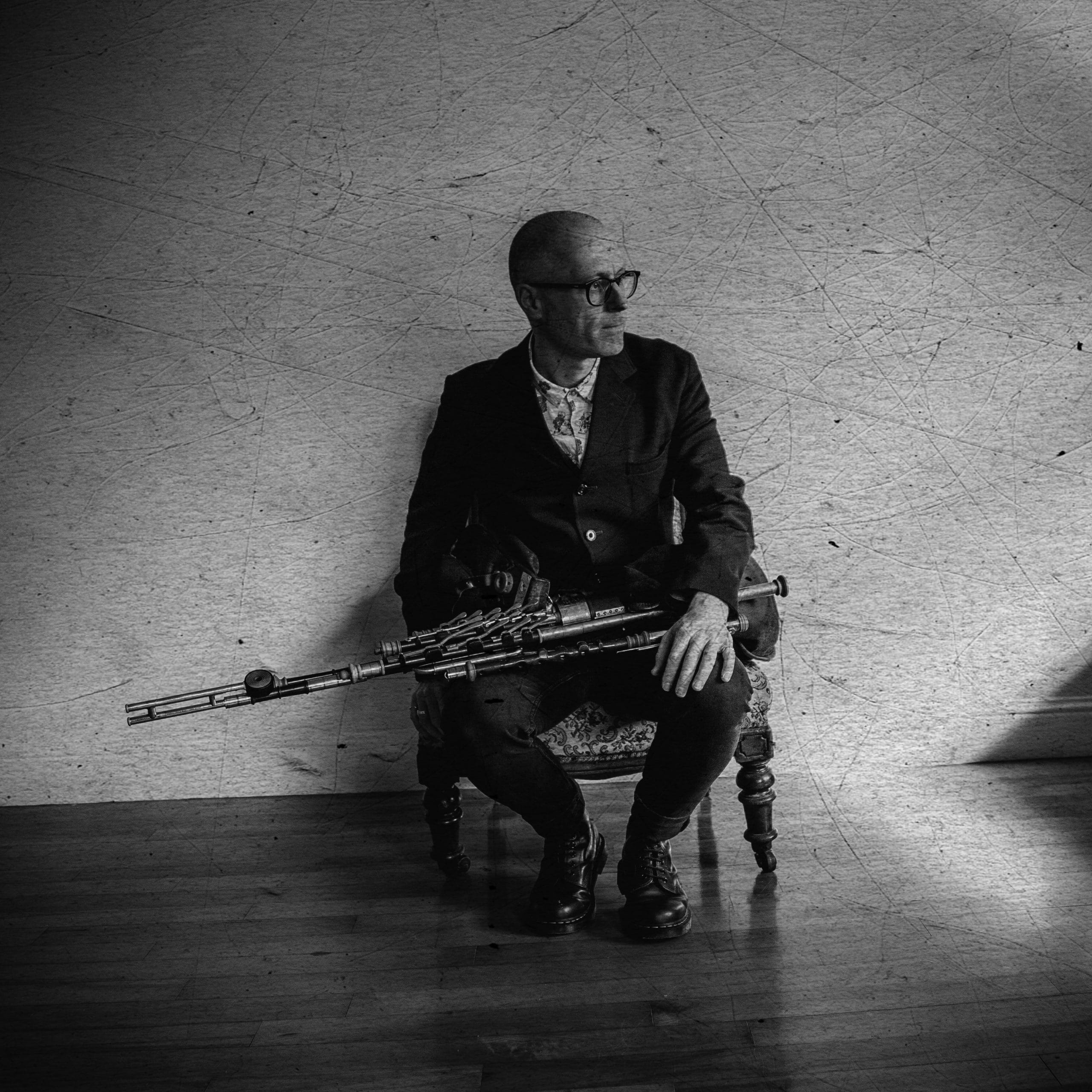 Uilleann Piper and multi-instrumentalist Anthony Ruby plays with The Ghost Junction at The Richmond Revival Friday 28 November